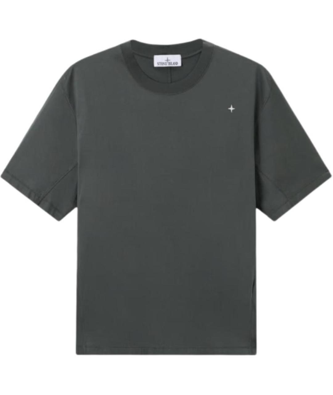STONE ISLAND Хаки футболка, фото 1