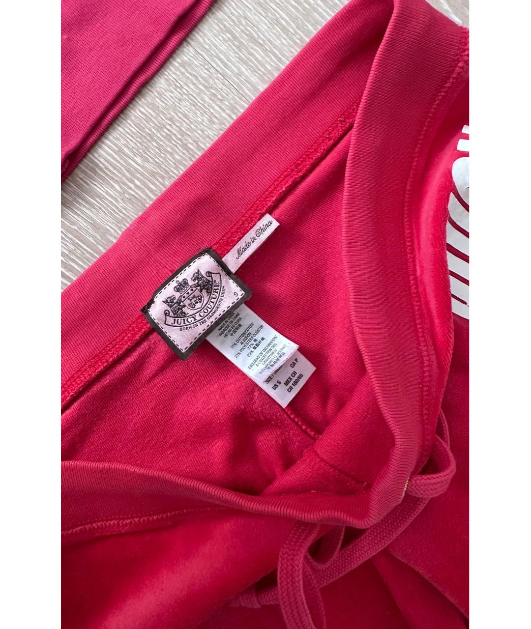 JUICY COUTURE Красный хлопковый спортивные костюмы, фото 3