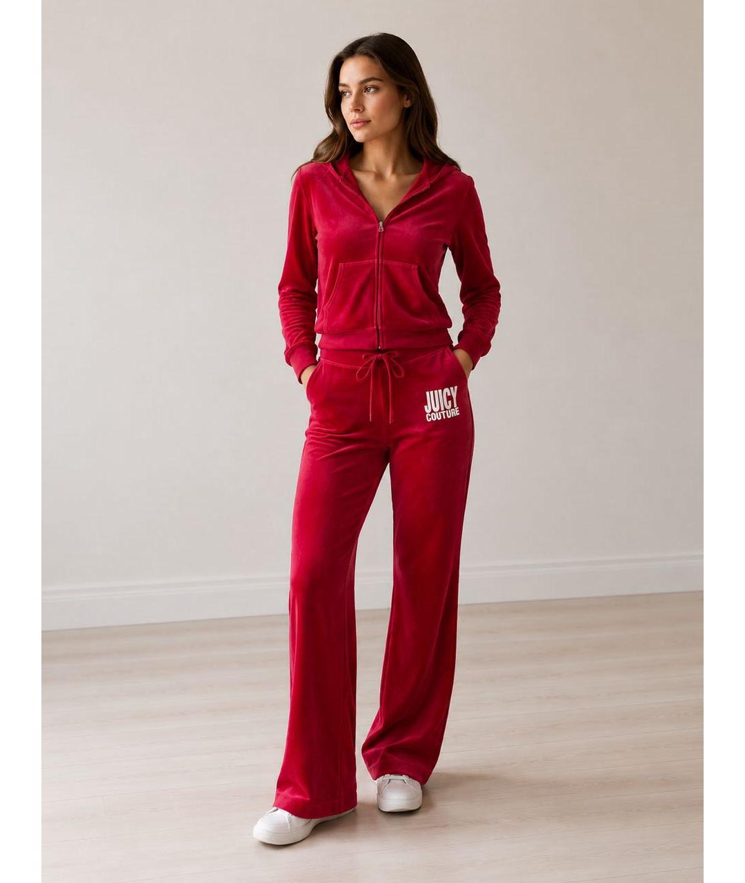 JUICY COUTURE Красный хлопковый спортивные костюмы, фото 6