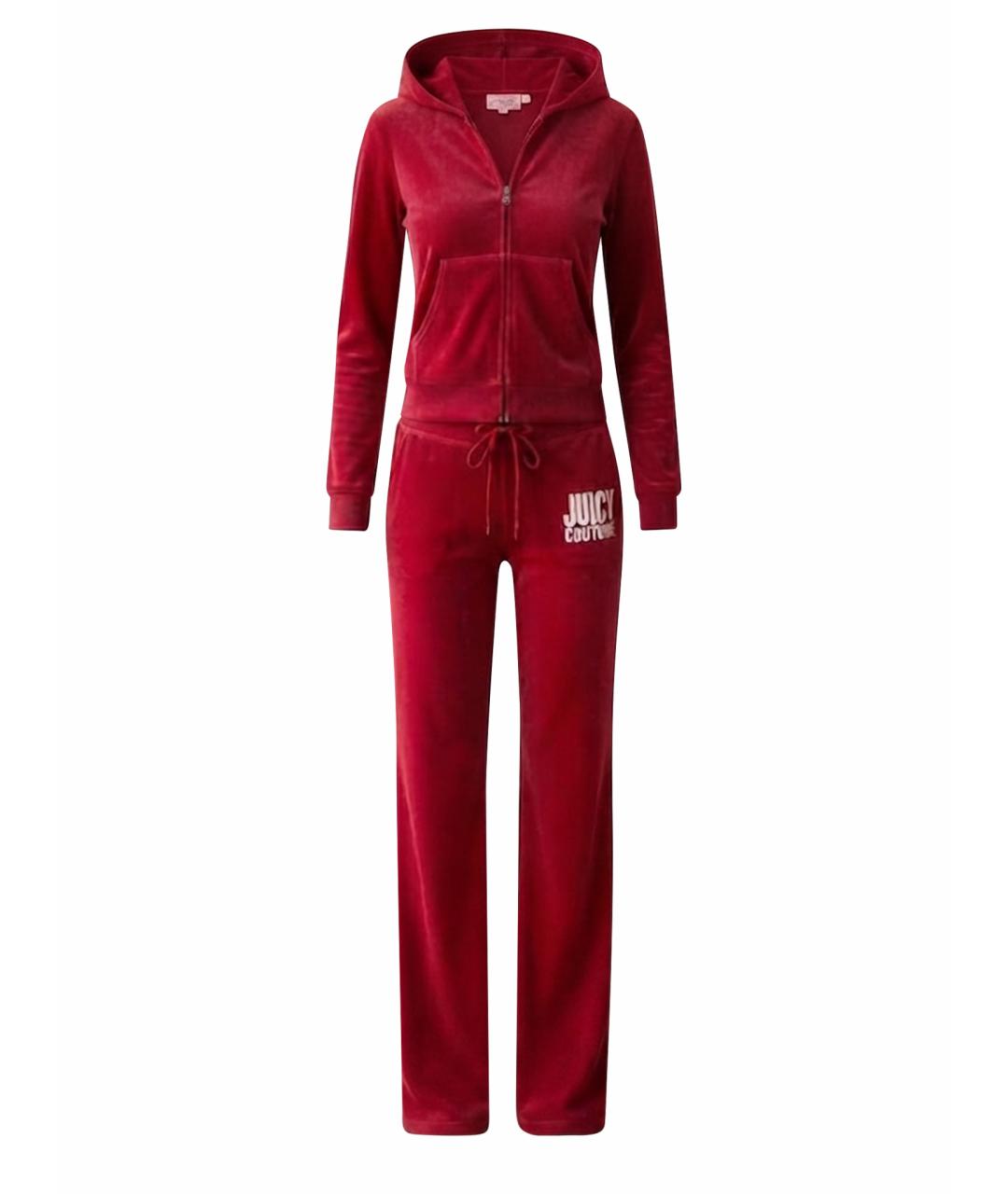 JUICY COUTURE Красный хлопковый спортивные костюмы, фото 1