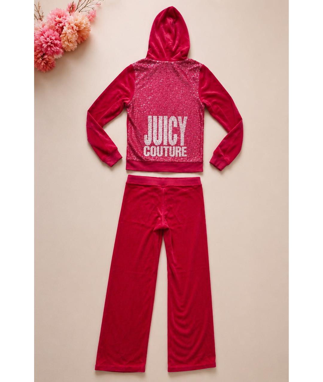 JUICY COUTURE Красный хлопковый спортивные костюмы, фото 2