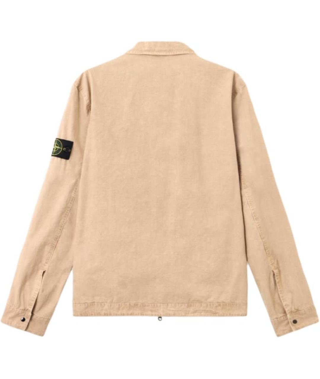 STONE ISLAND Бежевая куртка, фото 2