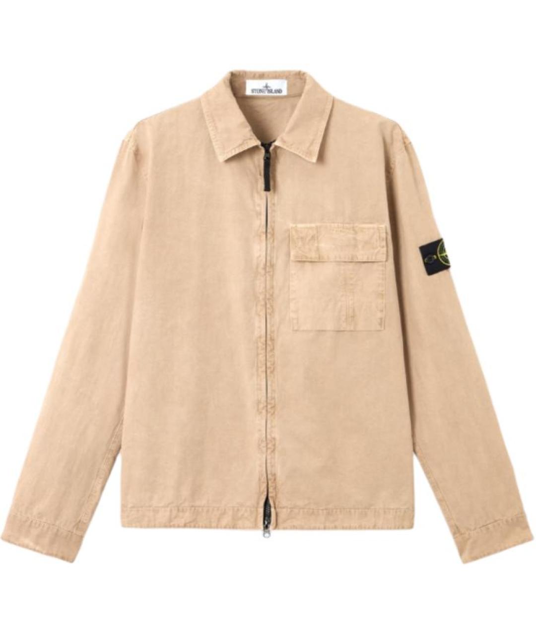 STONE ISLAND Бежевая куртка, фото 1