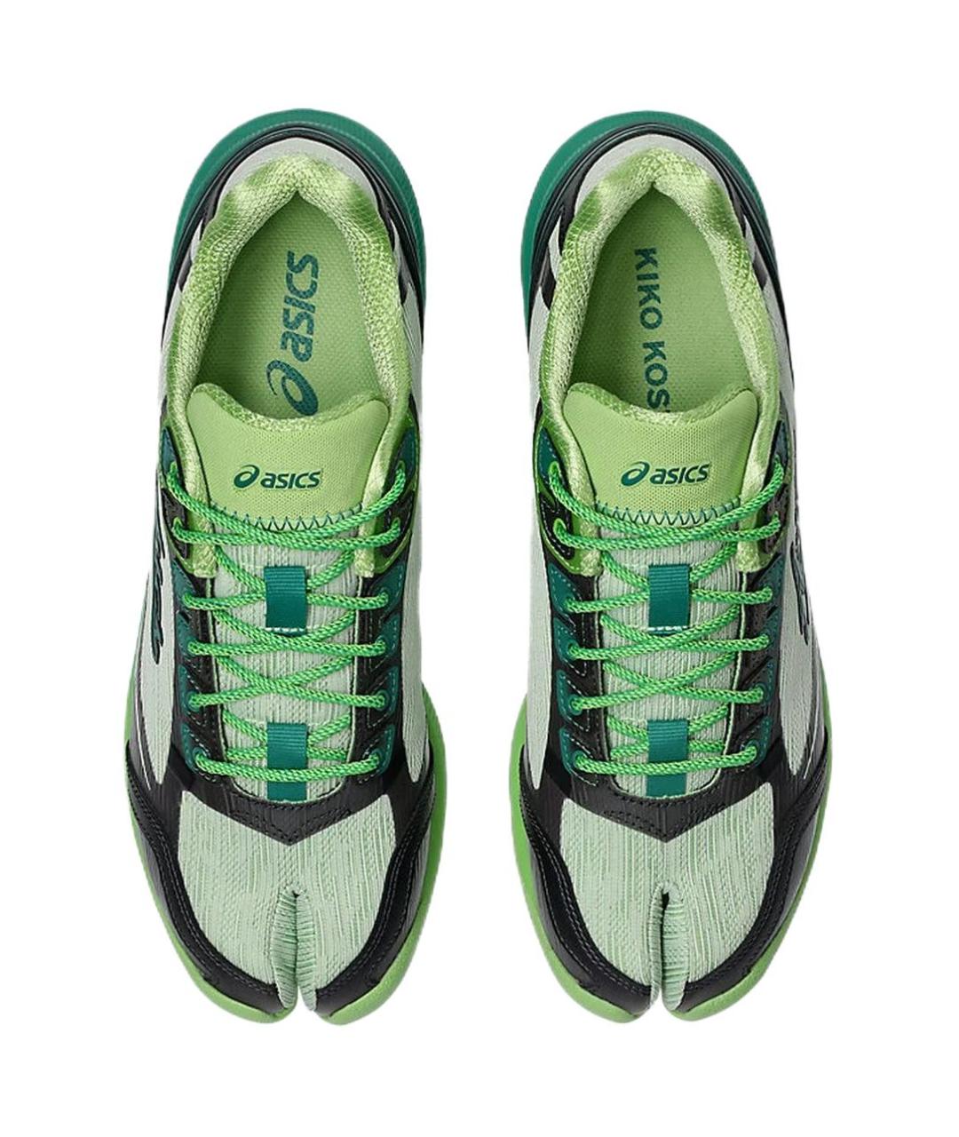 ASICS Зеленые синтетические кроссовки, фото 5