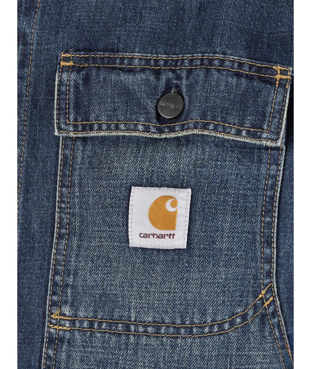 CARHARTT WIP Синяя хлопковая куртка, фото 3