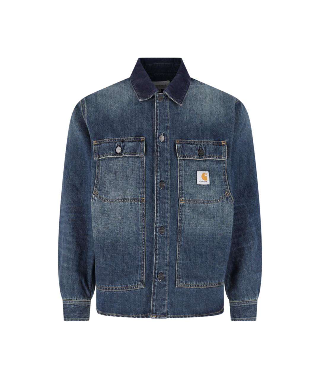 CARHARTT WIP Синяя хлопковая куртка, фото 1