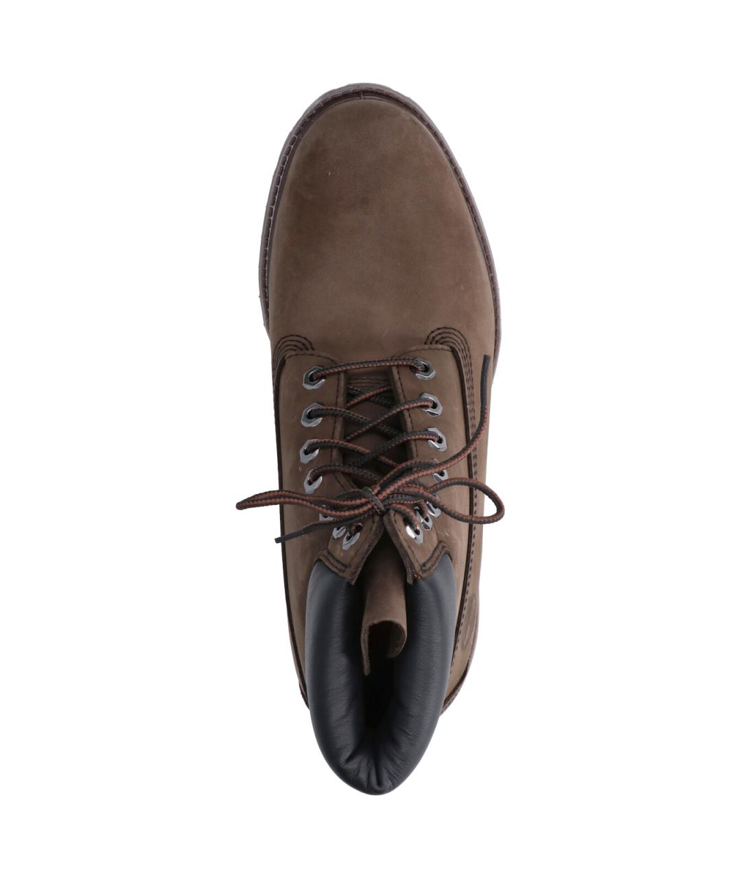 TIMBERLAND Коричневые нубуковые высокие ботинки, фото 5
