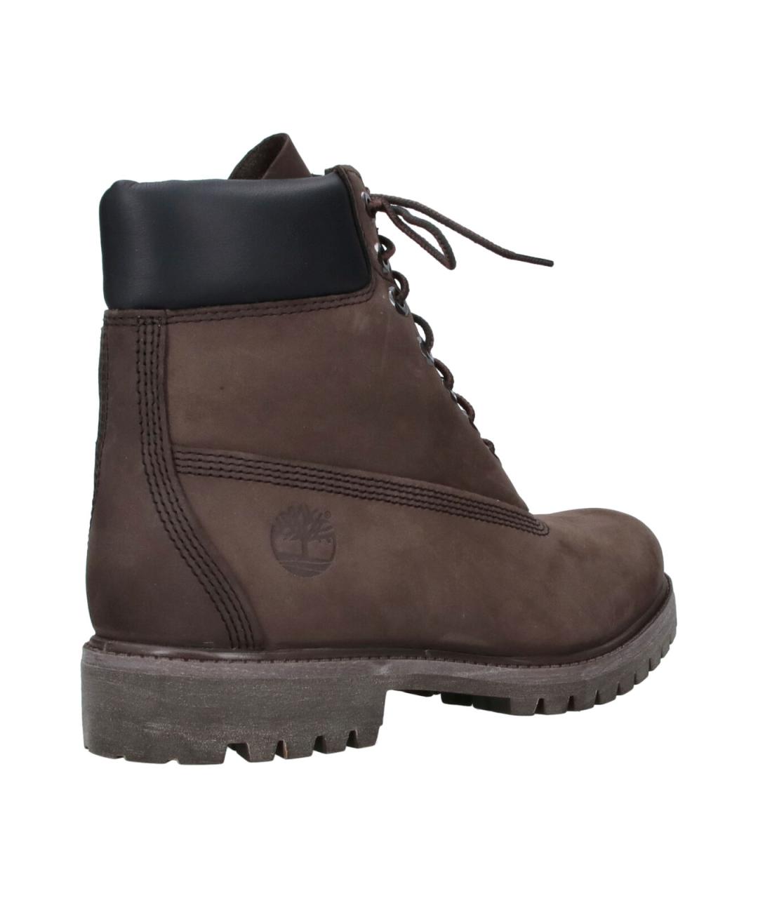 TIMBERLAND Коричневые нубуковые высокие ботинки, фото 4