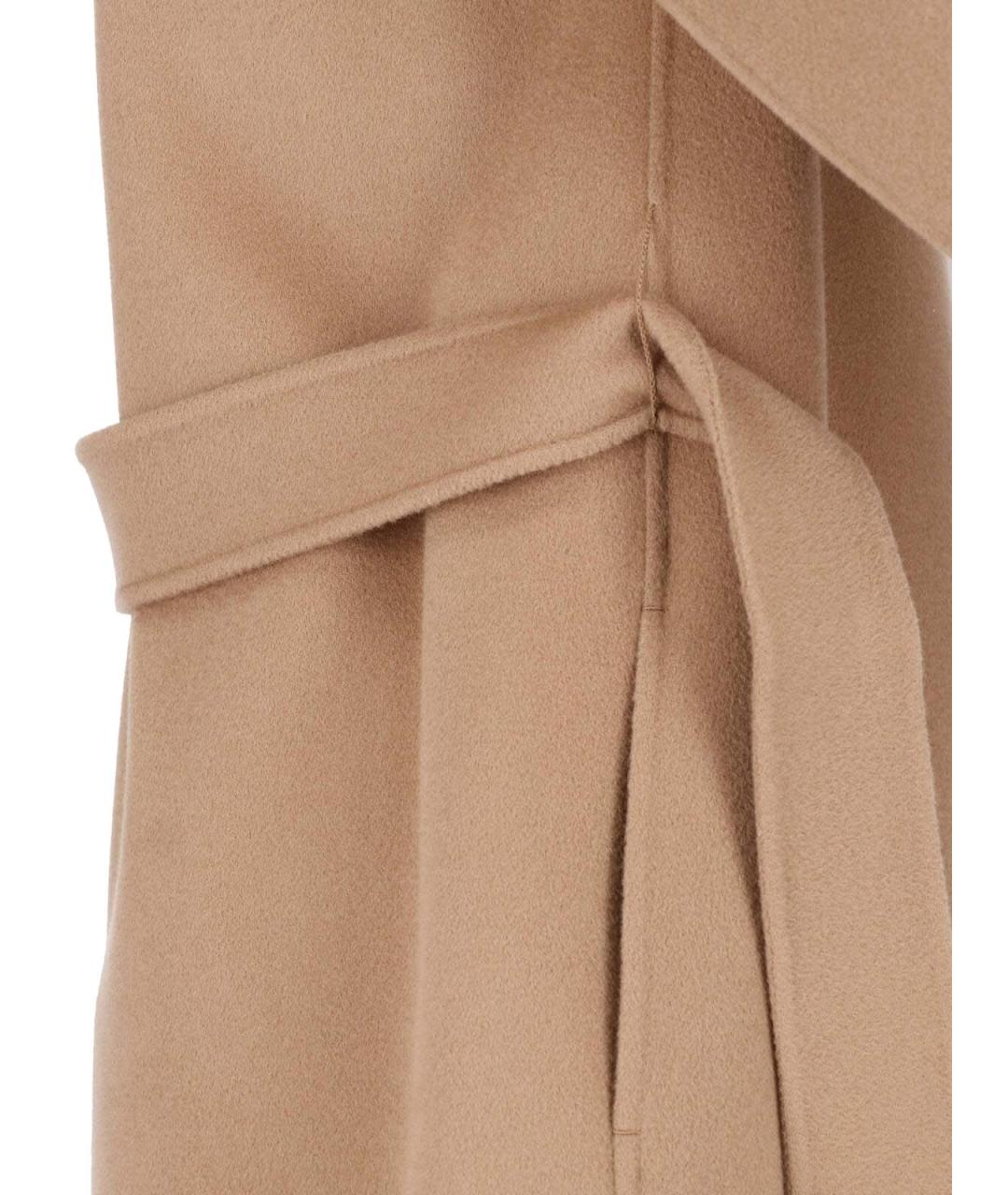'S MAX MARA Коричневое шерстяное пальто, фото 5