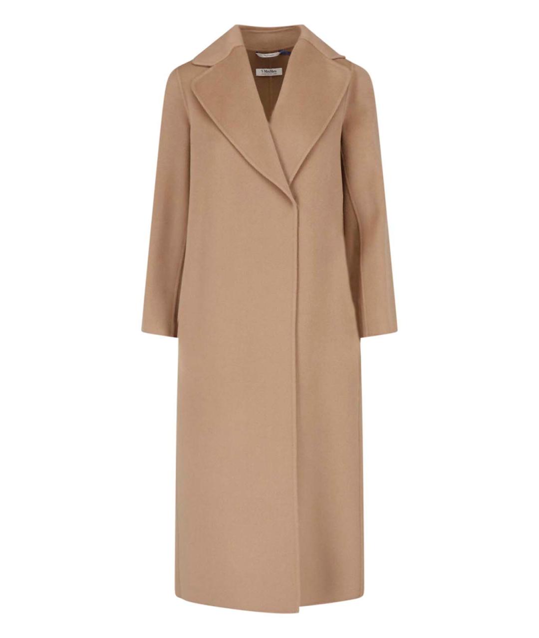 'S MAX MARA Коричневое шерстяное пальто, фото 1