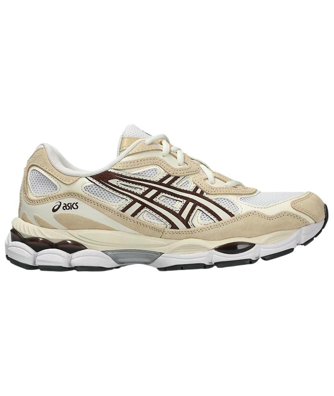 ASICS Бежевые синтетические кроссовки, фото 8