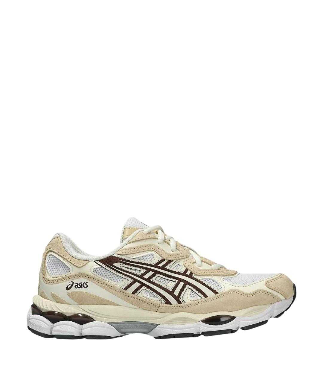 ASICS Бежевые синтетические кроссовки, фото 1