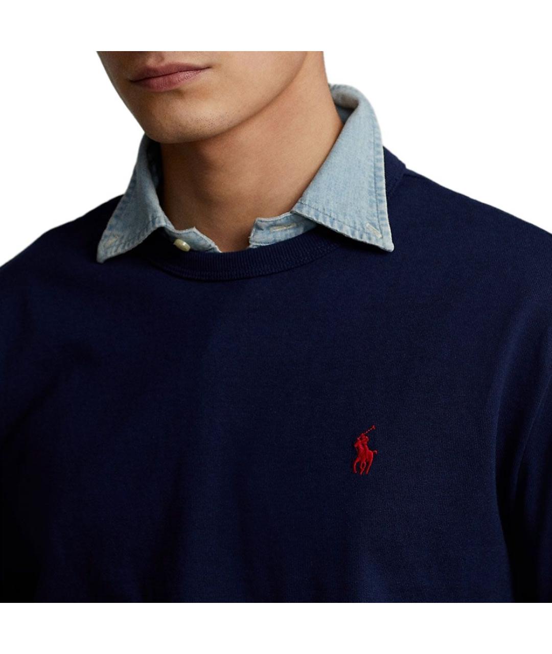 POLO RALPH LAUREN Темно-синий джемпер / свитер, фото 5