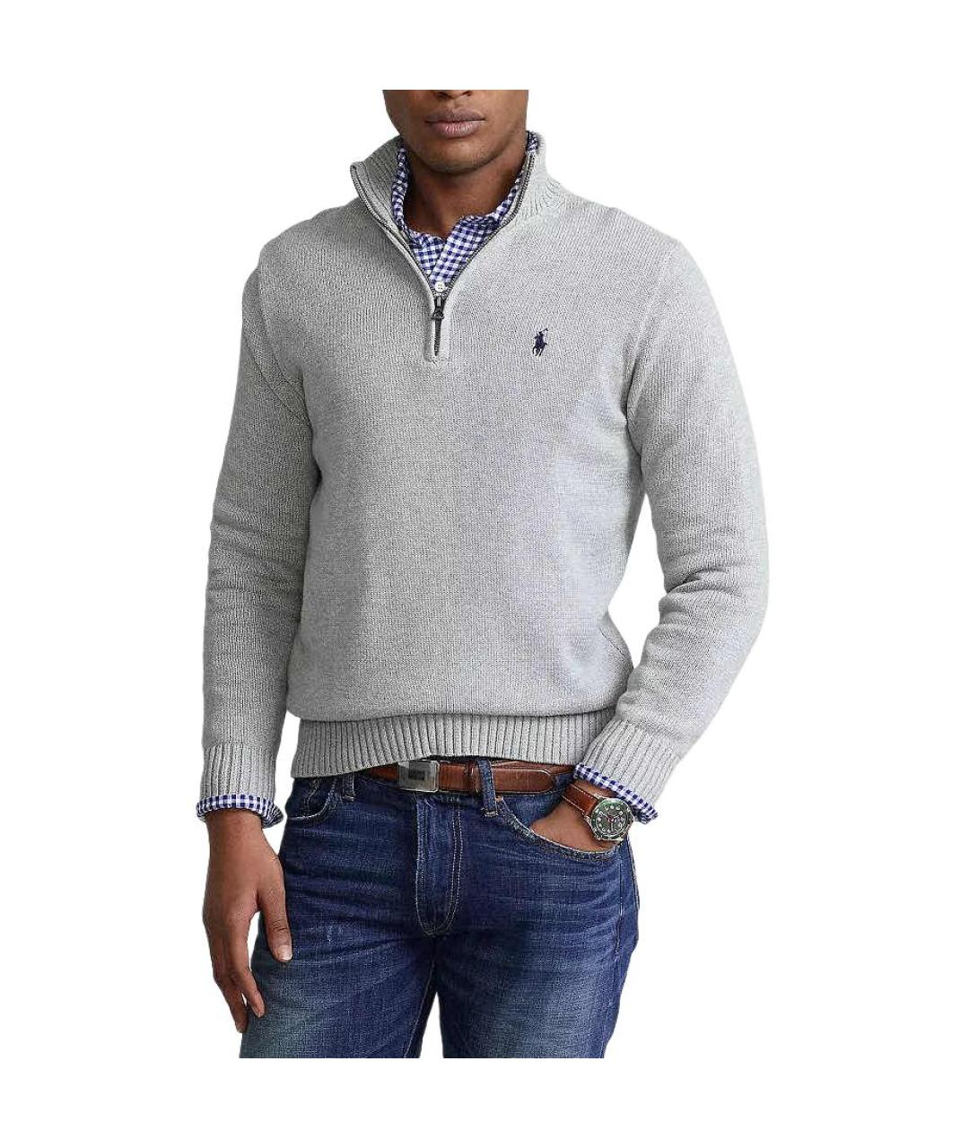 POLO RALPH LAUREN Серый джемпер / свитер, фото 3