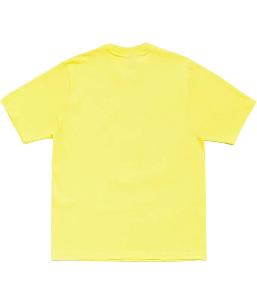 STUSSY Желтая футболка, фото 2