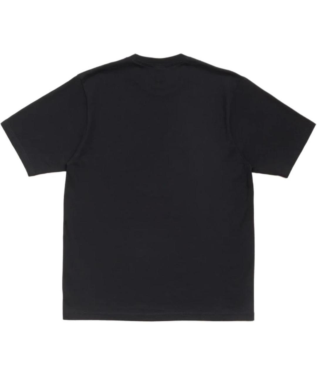 STUSSY Черная футболка, фото 2