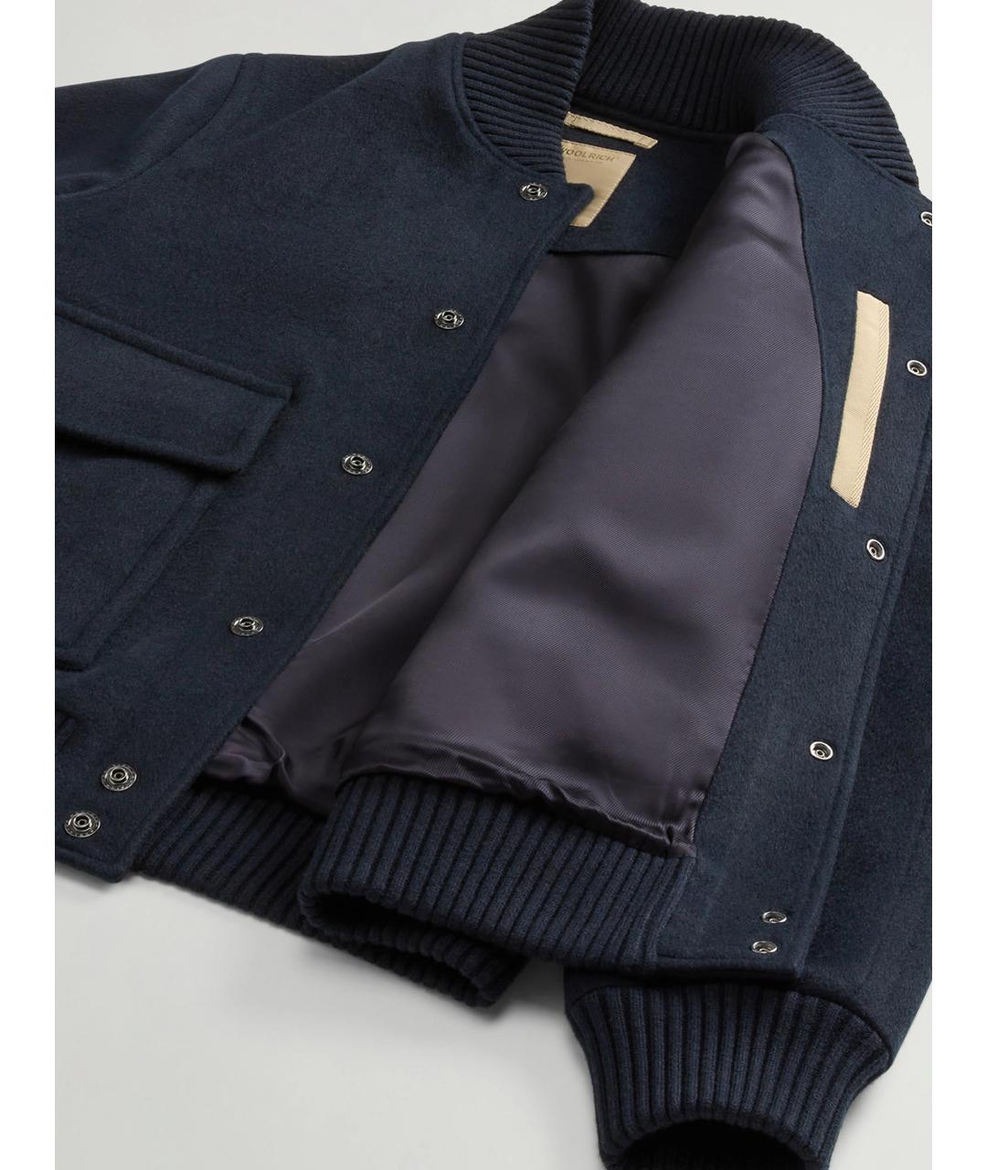 WOOLRICH Синяя шерстяная куртка, фото 5