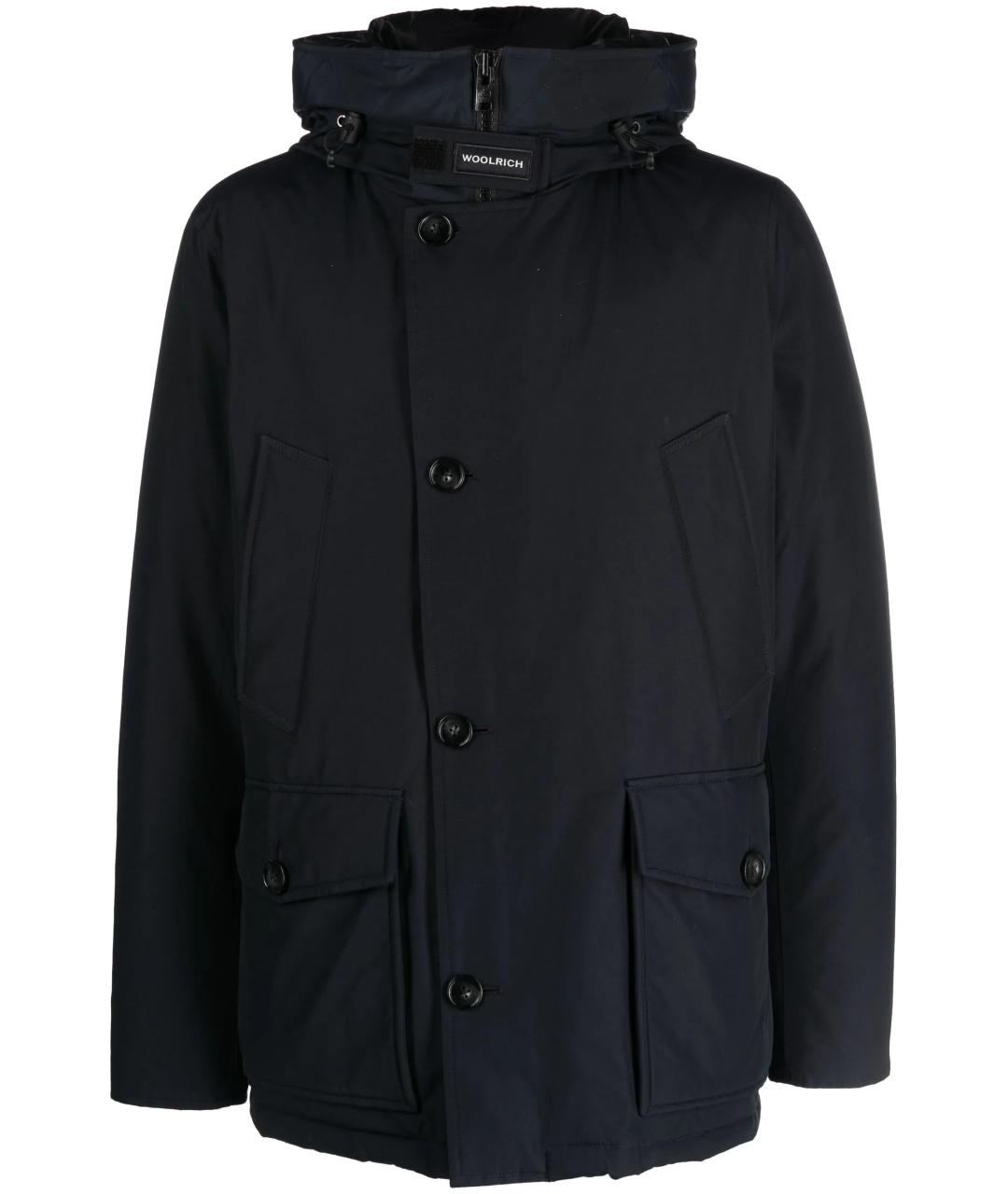 WOOLRICH Темно-синяя хлопковая куртка, фото 1