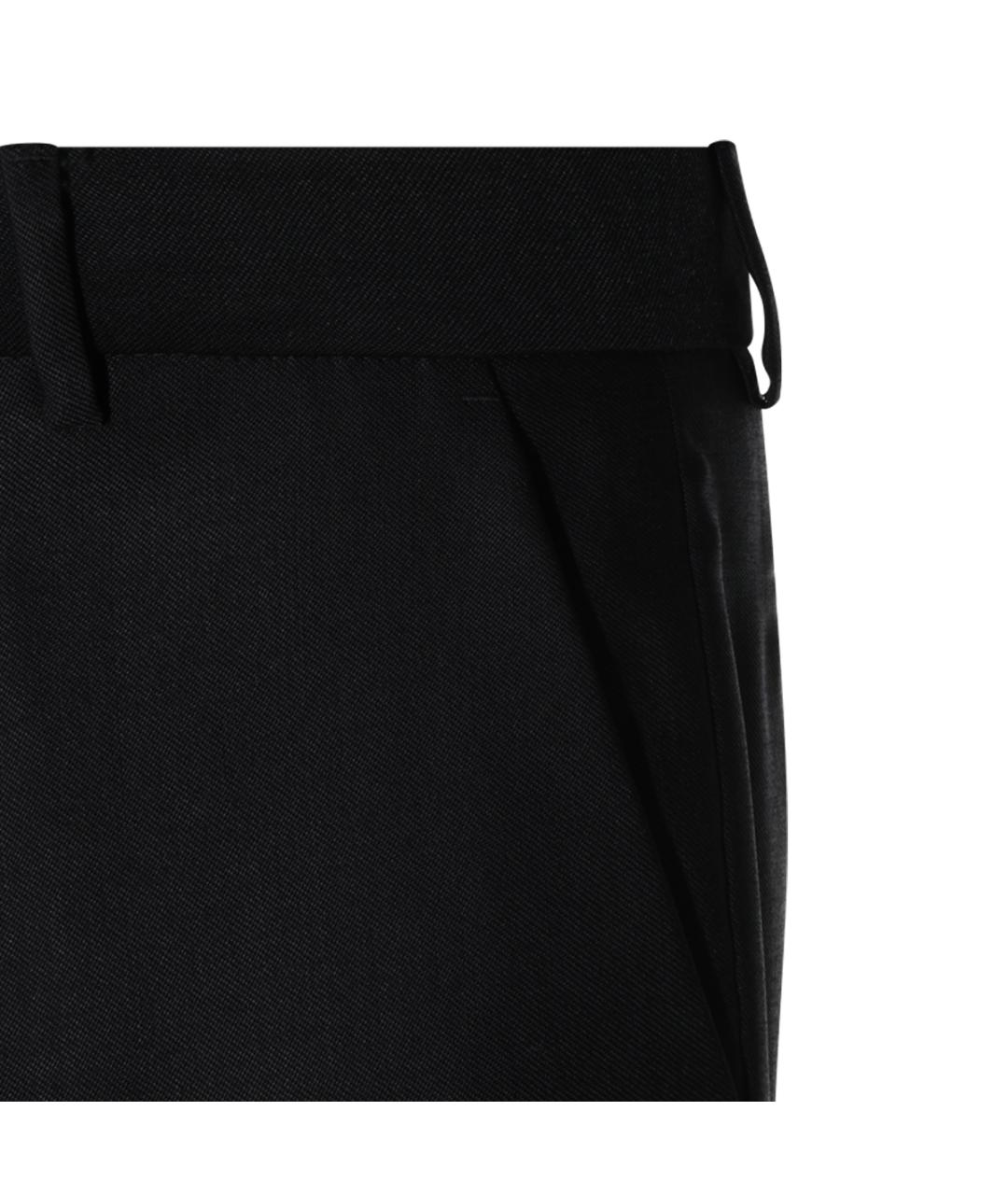 AMIRI Черные шерстяные повседневные брюки, фото 5
