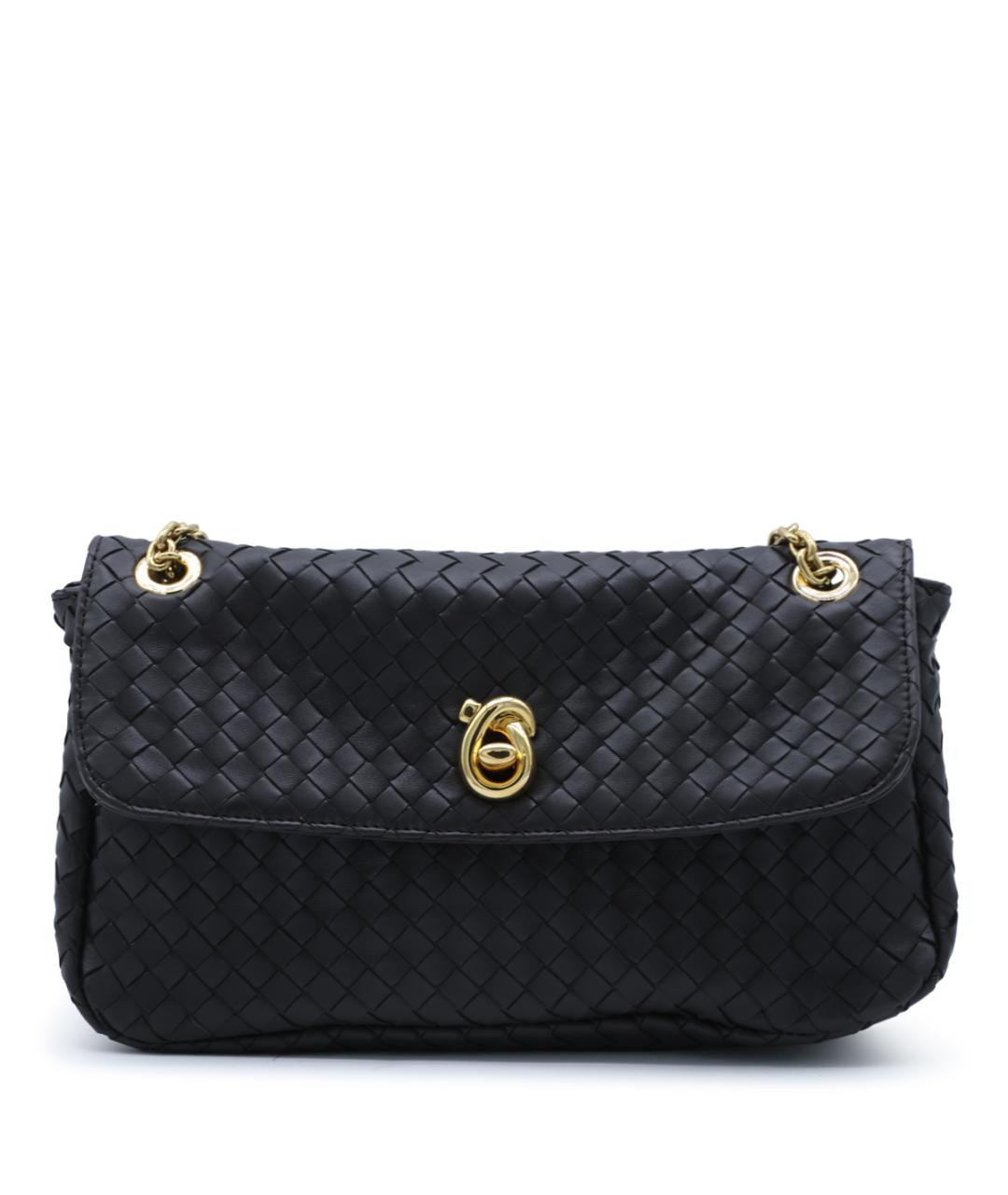 BOTTEGA VENETA Коричневая кожаная сумка через плечо, фото 1