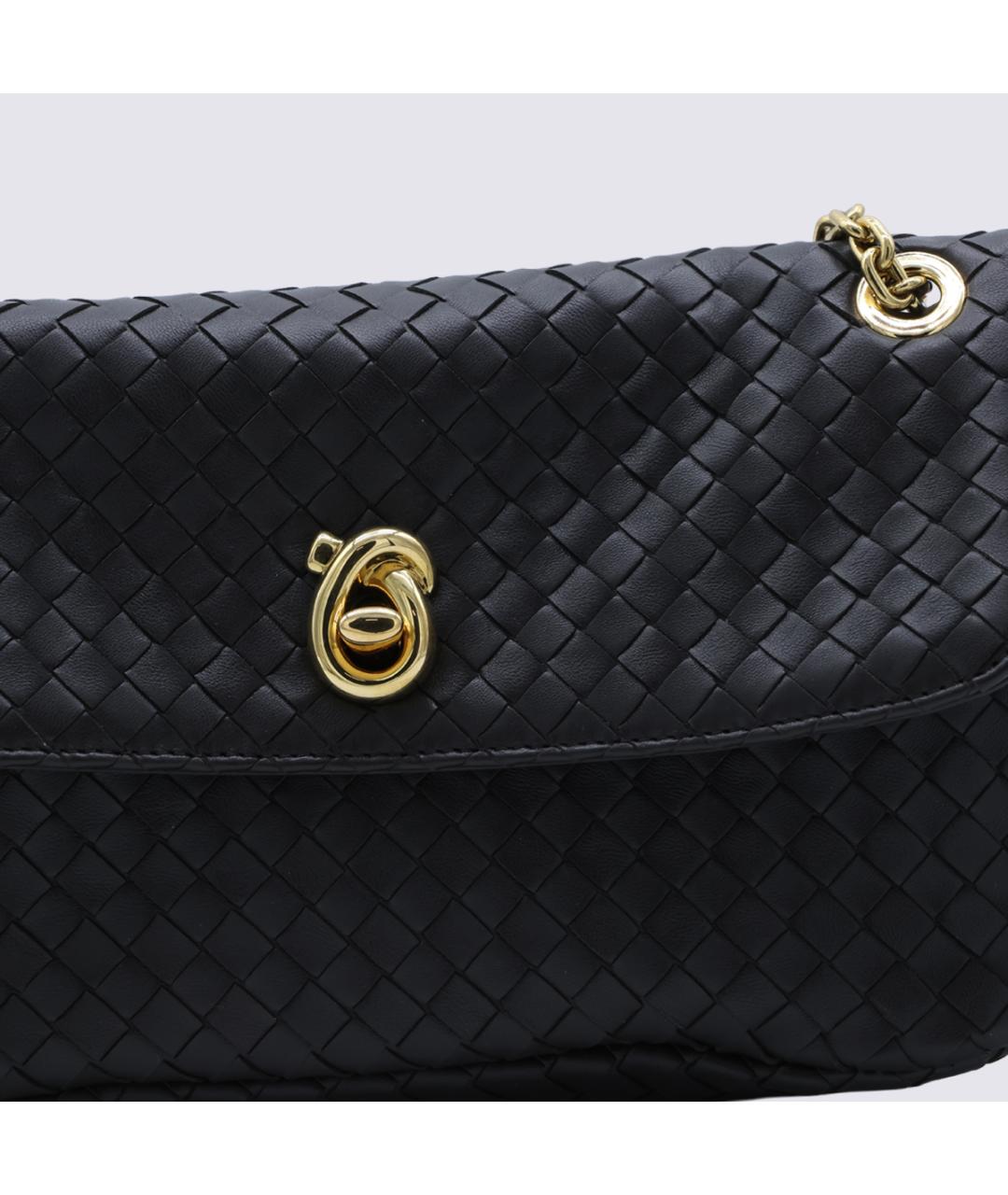 BOTTEGA VENETA Коричневая кожаная сумка через плечо, фото 7