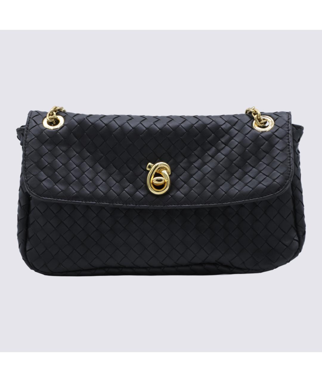 BOTTEGA VENETA Коричневая кожаная сумка через плечо, фото 2