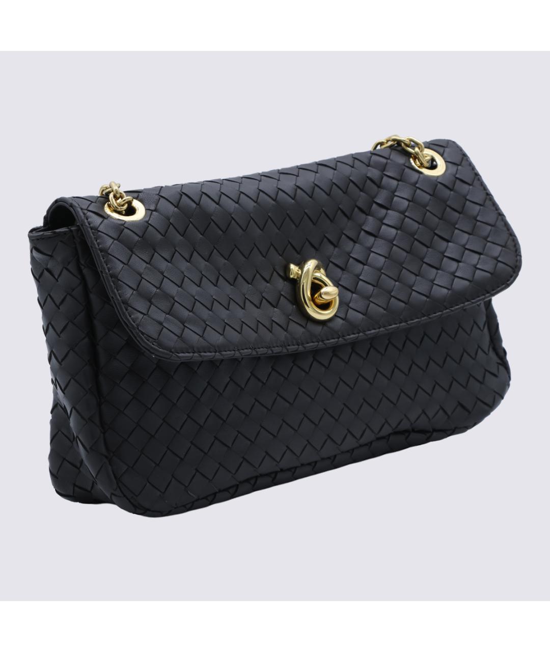 BOTTEGA VENETA Коричневая кожаная сумка через плечо, фото 3