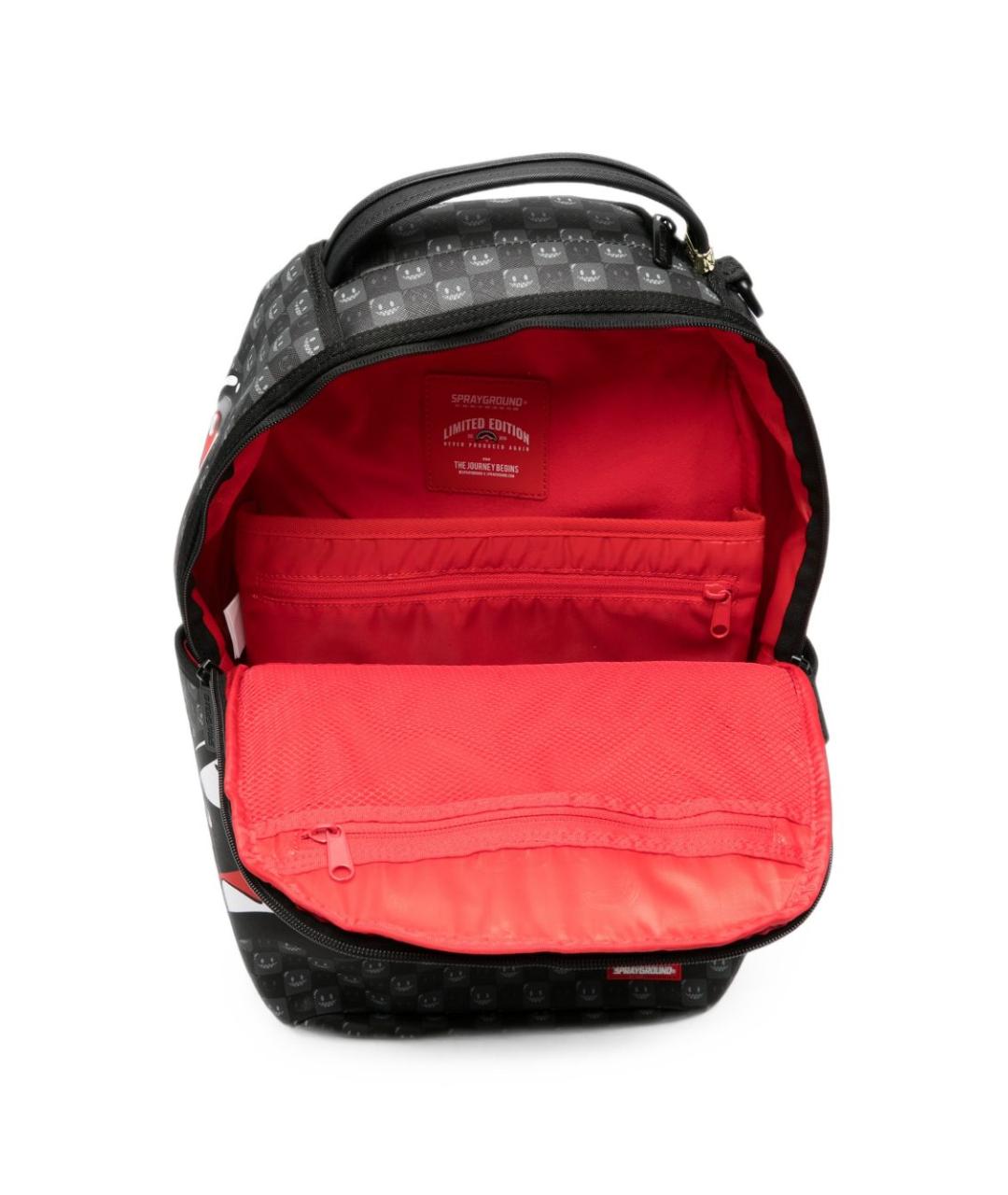 SPRAYGROUND Черный синтетический рюкзак, фото 4