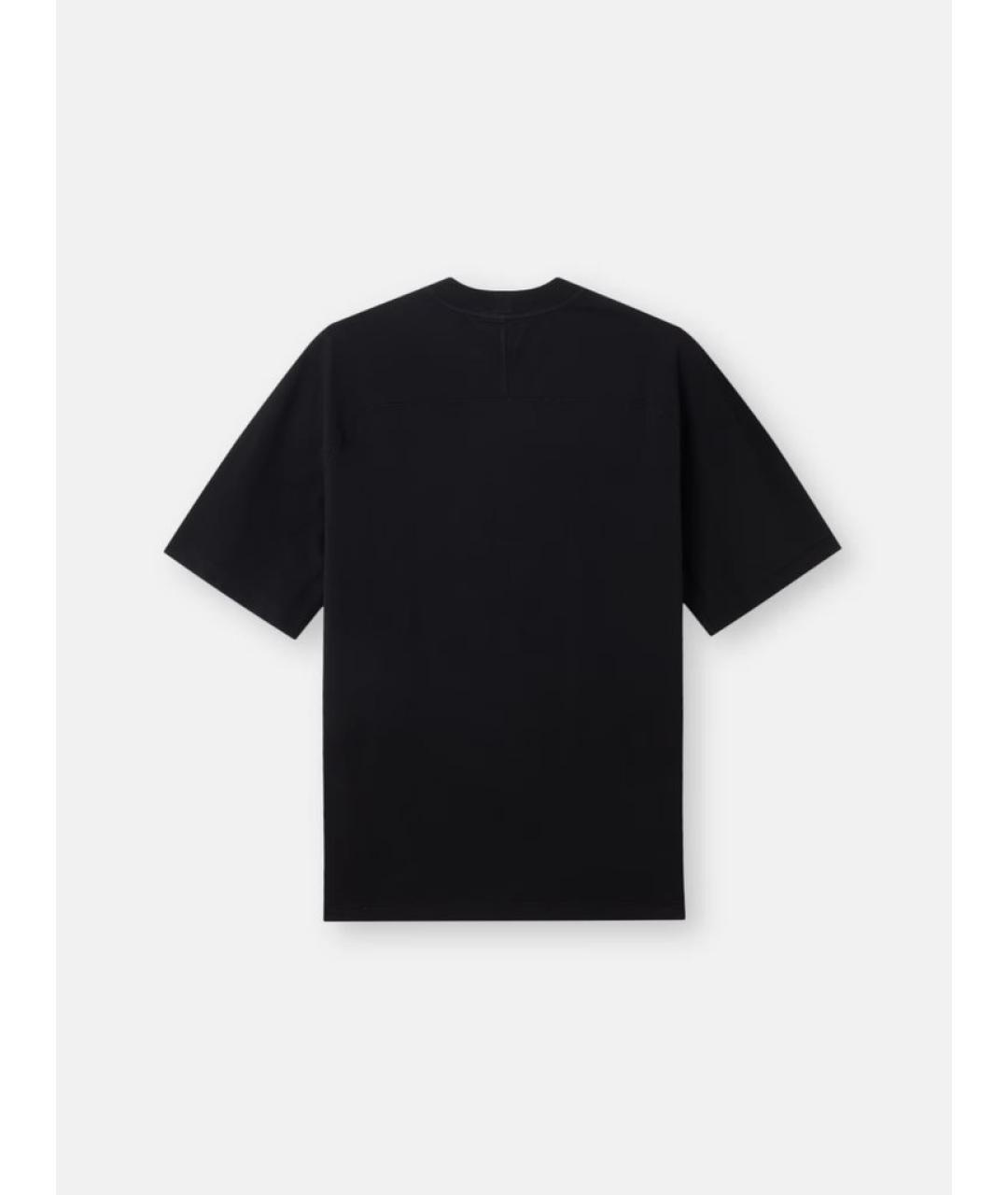 STONE ISLAND Черная хлопковая футболка, фото 3