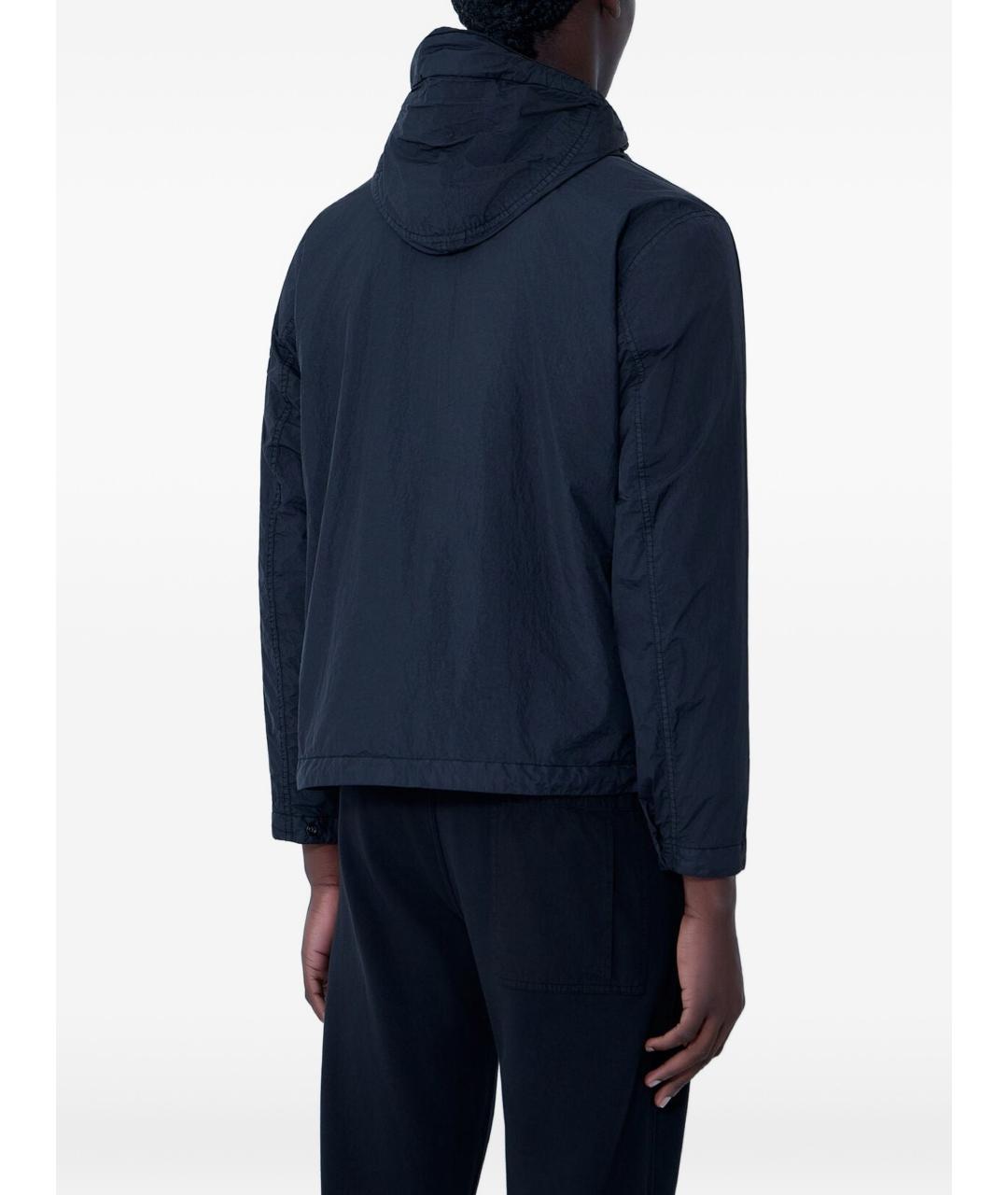 STONE ISLAND Черная нейлоновая куртка, фото 4