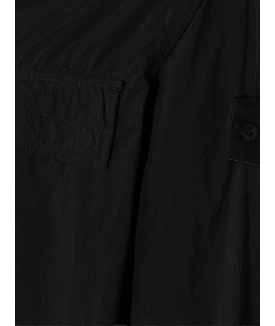 STONE ISLAND Черная кэжуал рубашка, фото 4