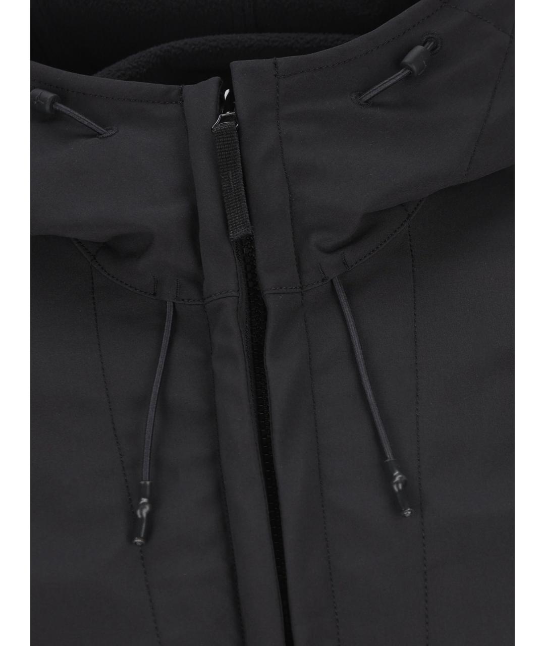 STONE ISLAND Черная полиэстеровая куртка, фото 4