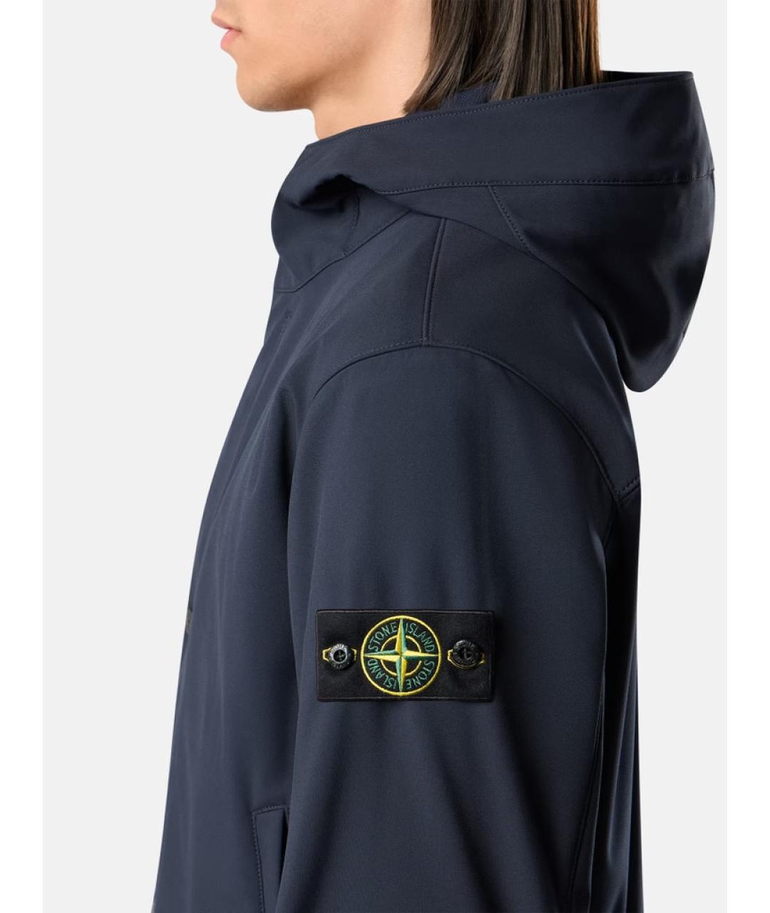 STONE ISLAND Синяя полиэстеровая парка, фото 2