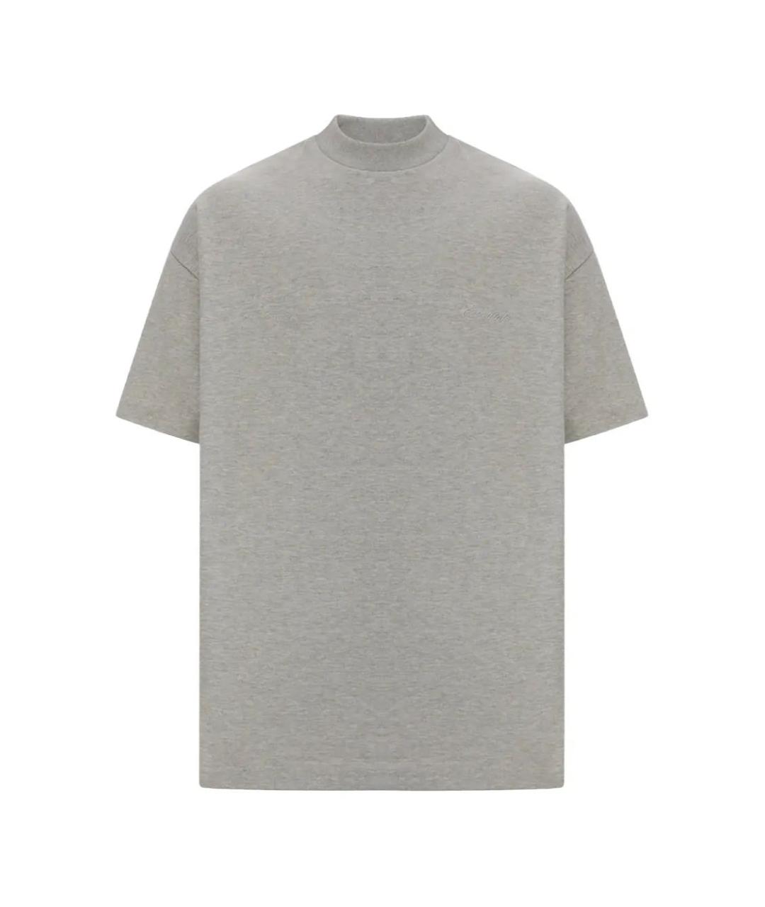 FEAR OF GOD ESSENTIALS Серая хлопковая футболка, фото 1