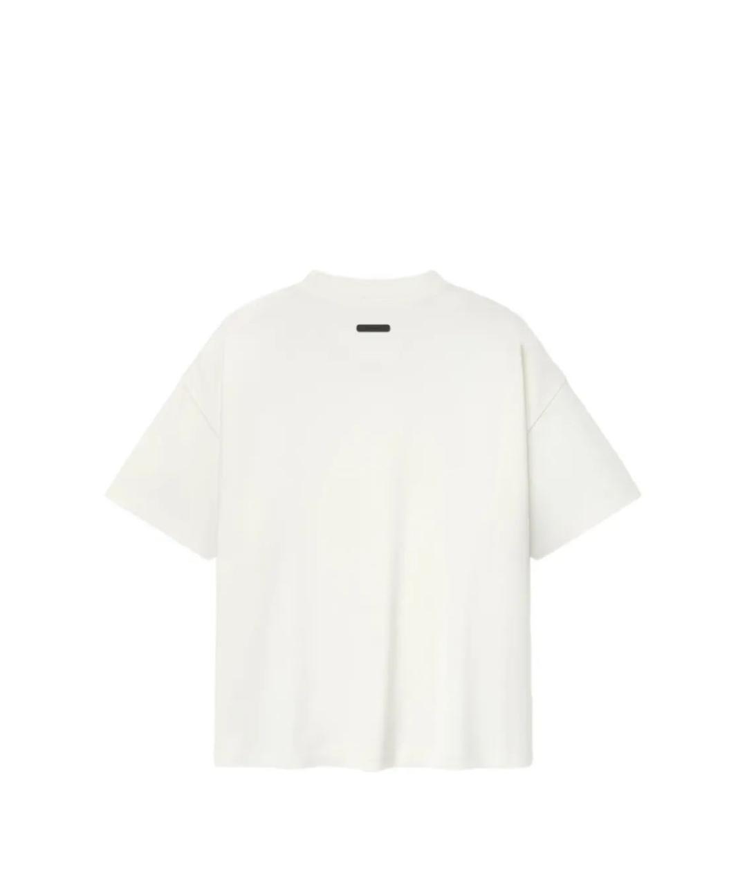 FEAR OF GOD ESSENTIALS Белая хлопковая футболка, фото 2