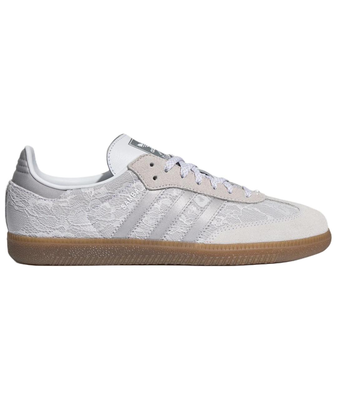 ADIDAS Белые кожаные кеды, фото 1