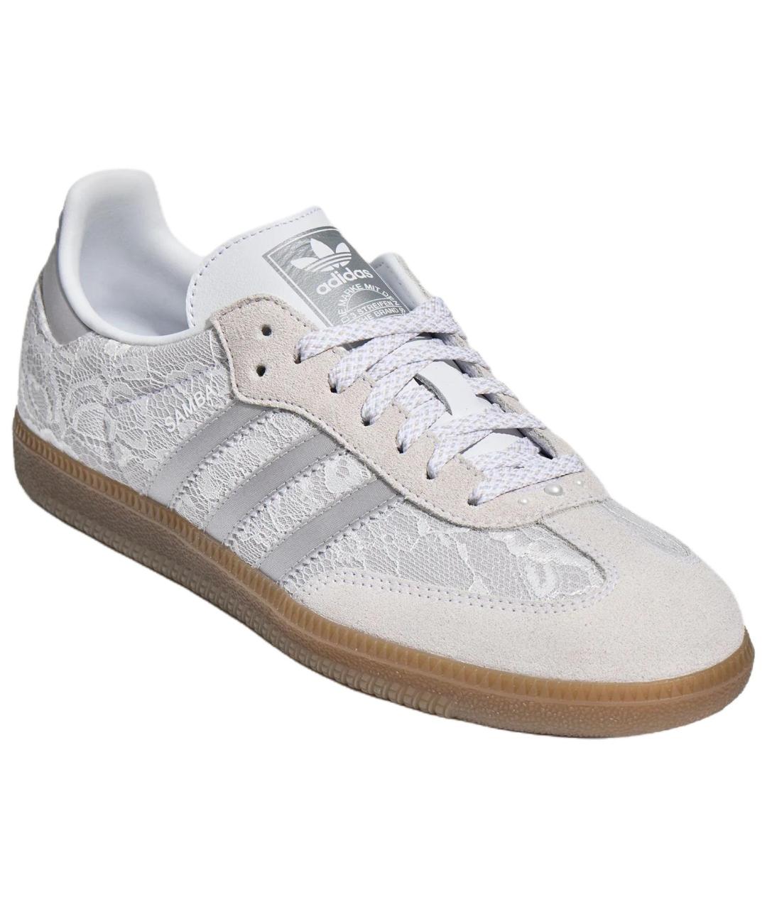 ADIDAS Белые кожаные кеды, фото 3