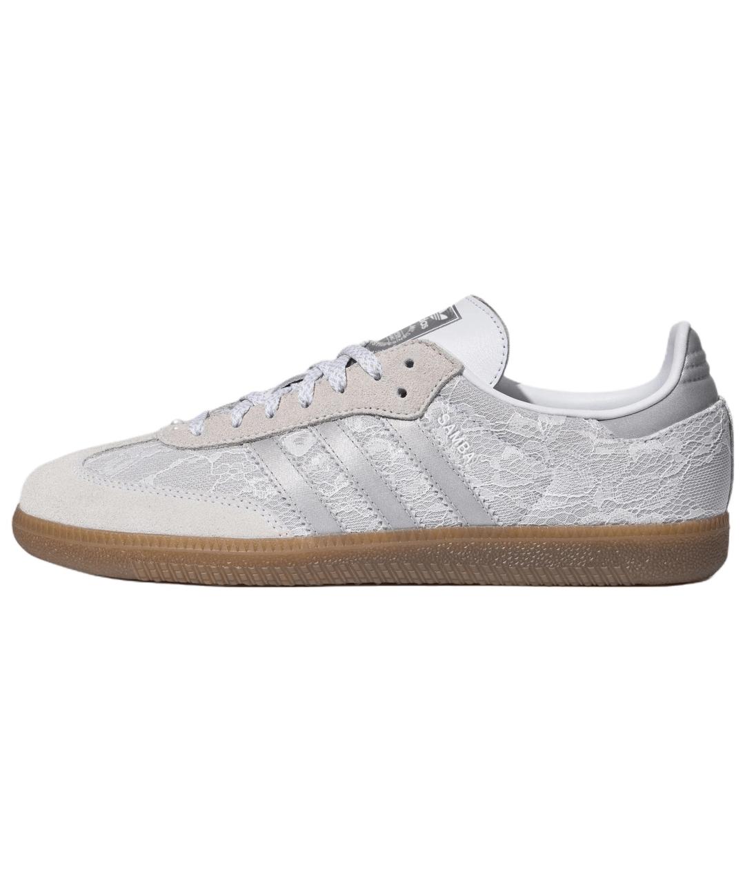ADIDAS Белые кожаные кеды, фото 2