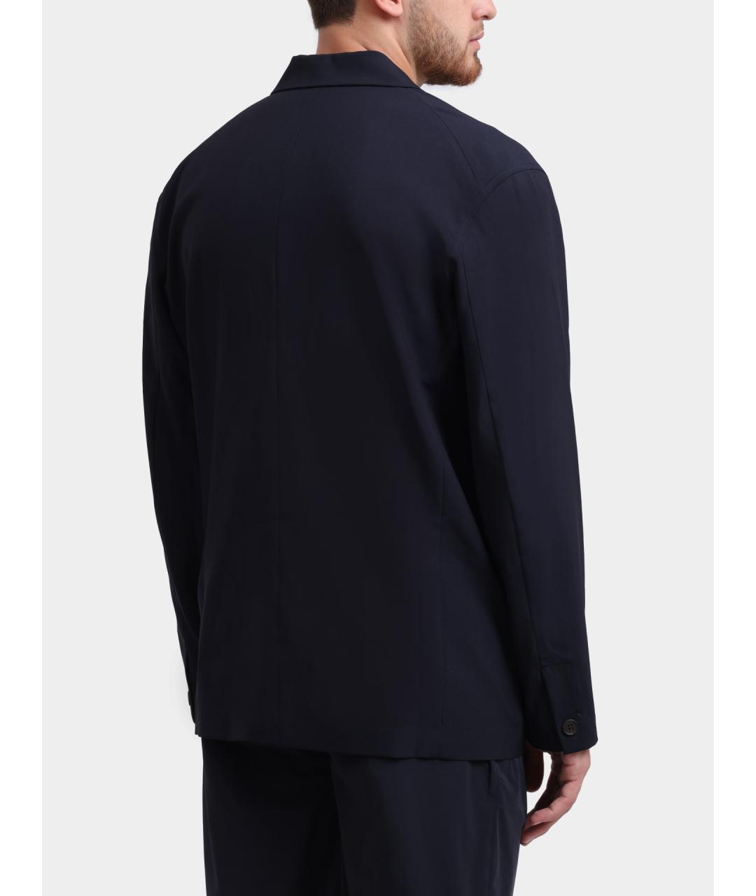 EMPORIO ARMANI Темно-синий пиджак, фото 5