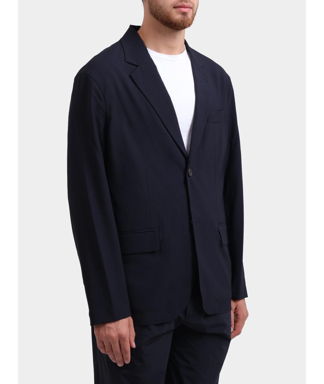EMPORIO ARMANI Темно-синий пиджак, фото 4