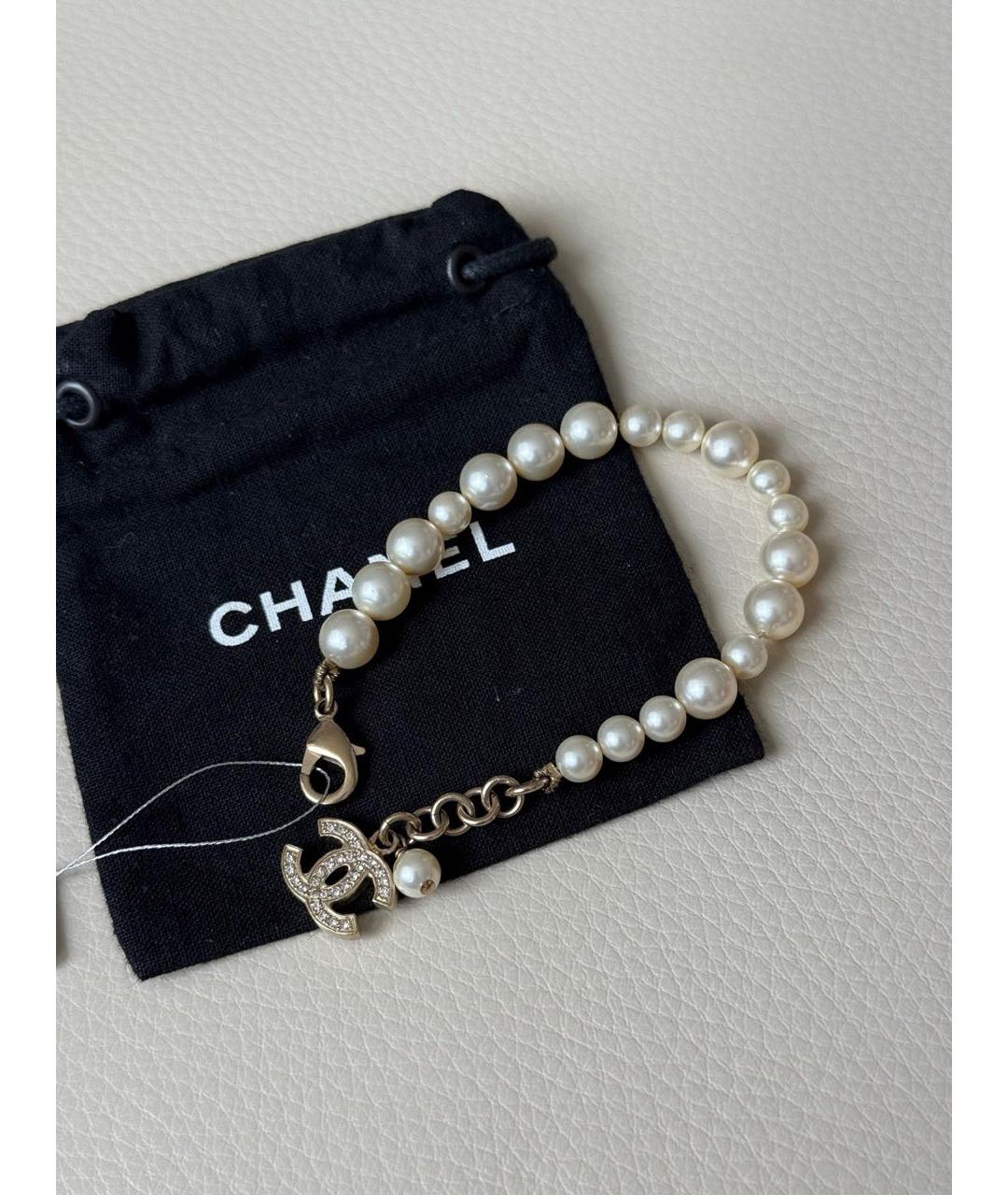 CHANEL Бежевый браслет, фото 4