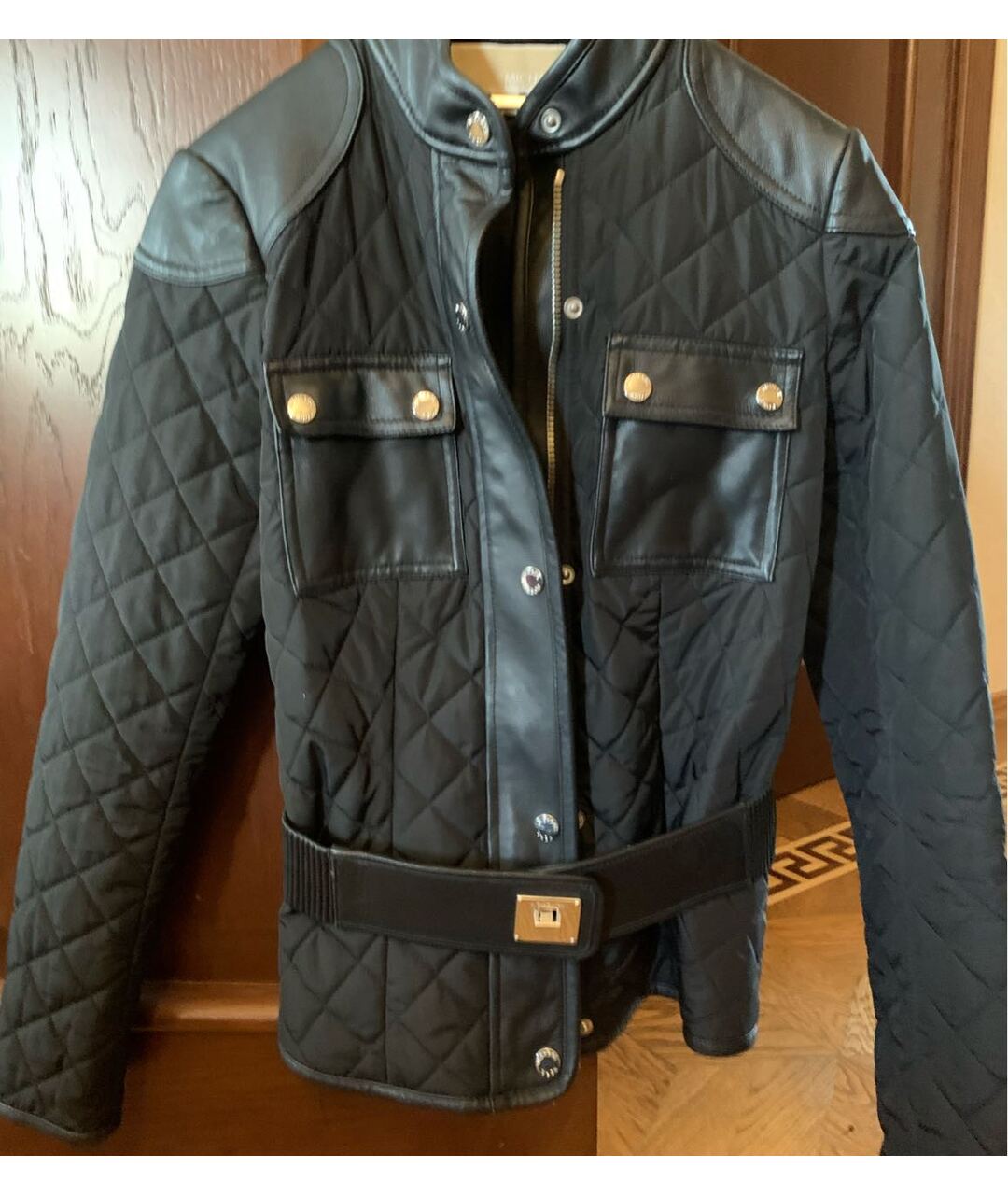 MICHAEL MICHAEL KORS Черная полиэстеровая куртка, фото 5