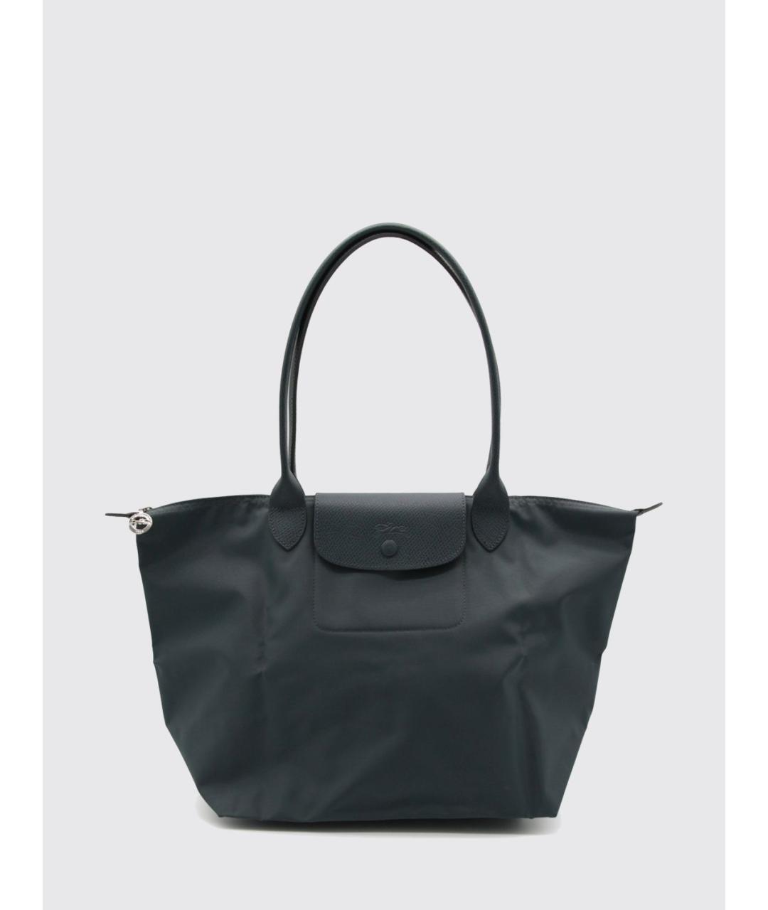 LONGCHAMP Серая нейлоновая сумка тоут, фото 4