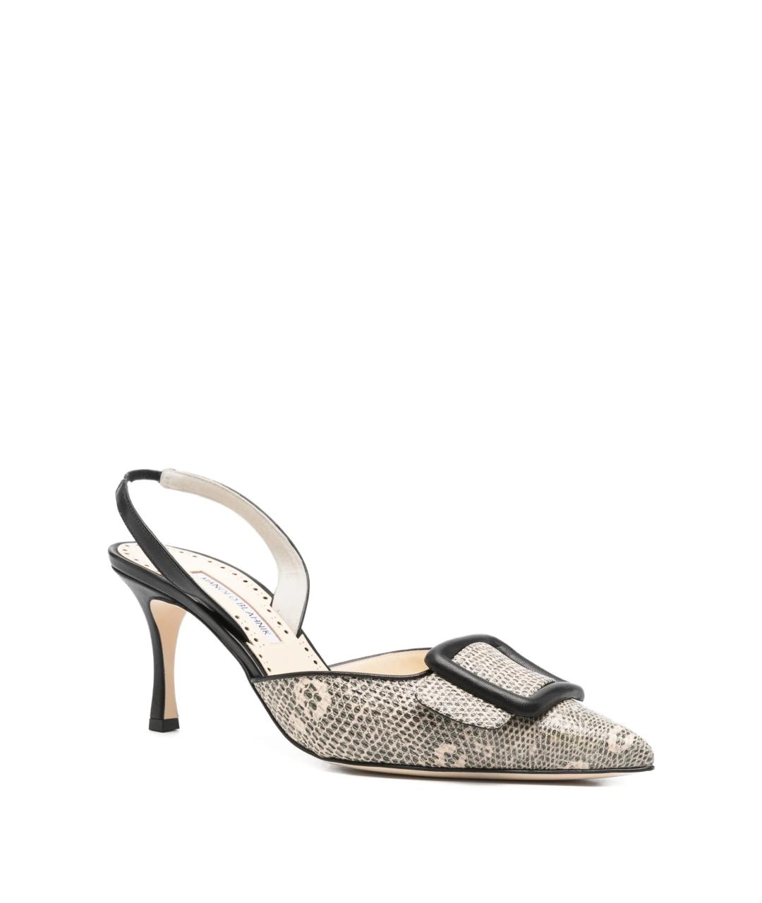 MANOLO BLAHNIK Мульти кожаные туфли, фото 2