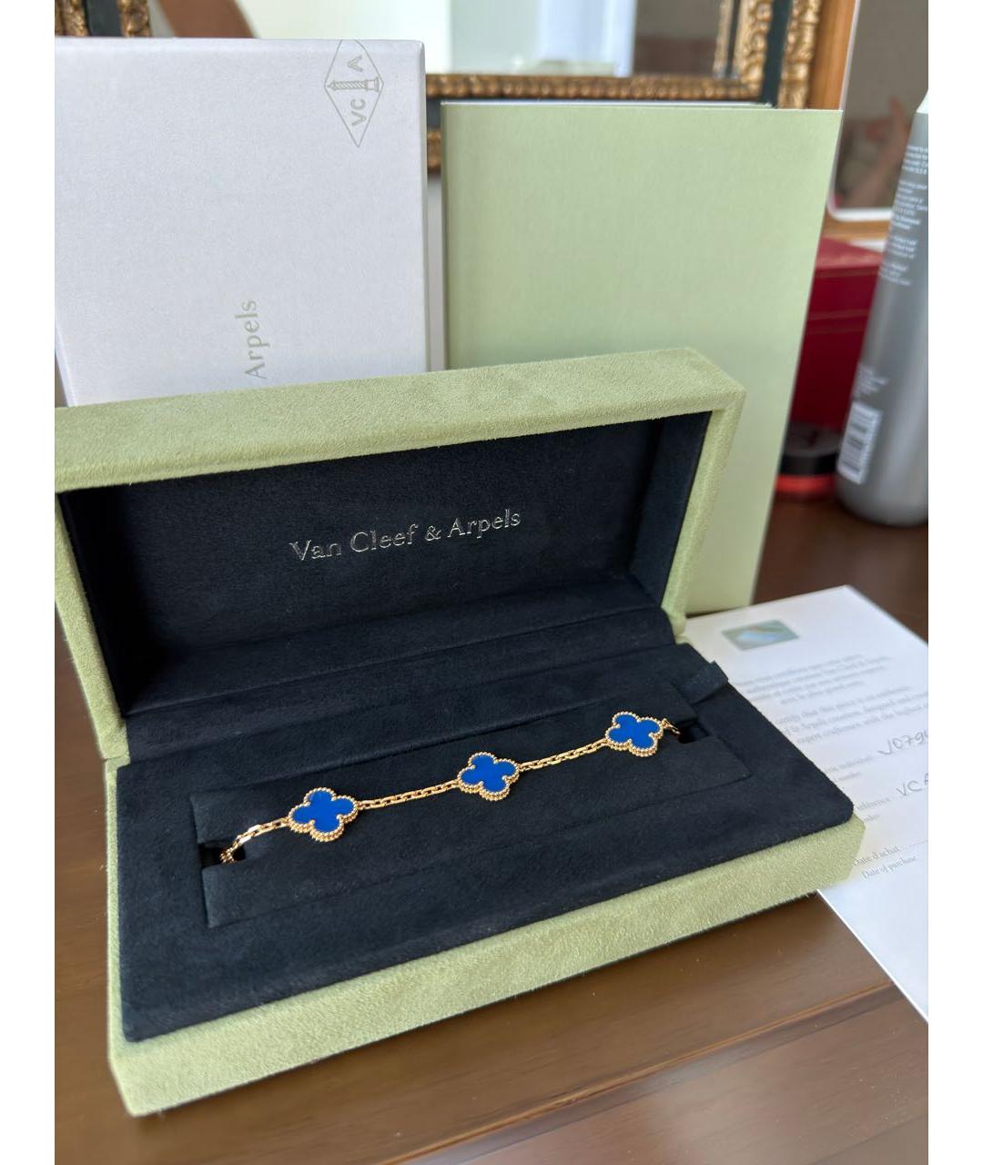 VAN CLEEF & ARPELS Золотой браслет из желтого золота, фото 3