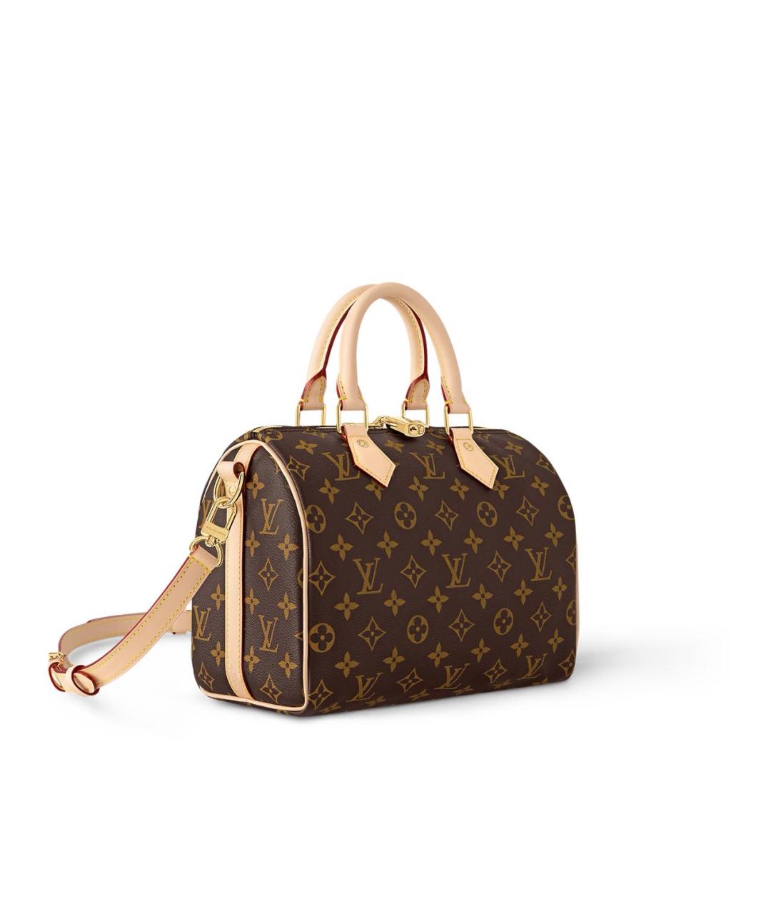 LOUIS VUITTON Коричневая канва сумка с короткими ручками, фото 2