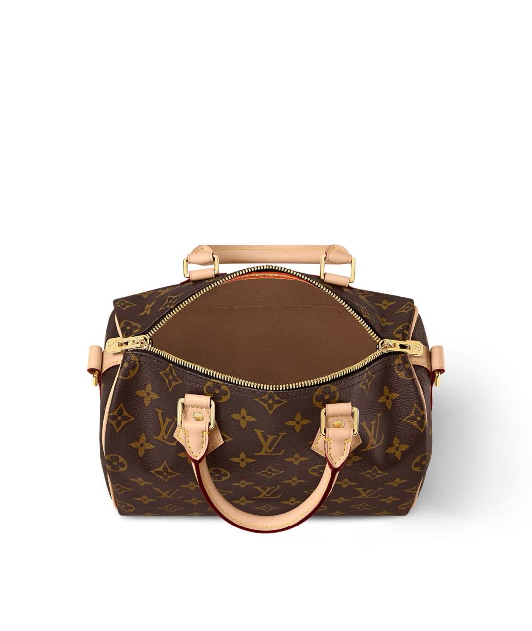 LOUIS VUITTON Коричневая канва сумка с короткими ручками, фото 3