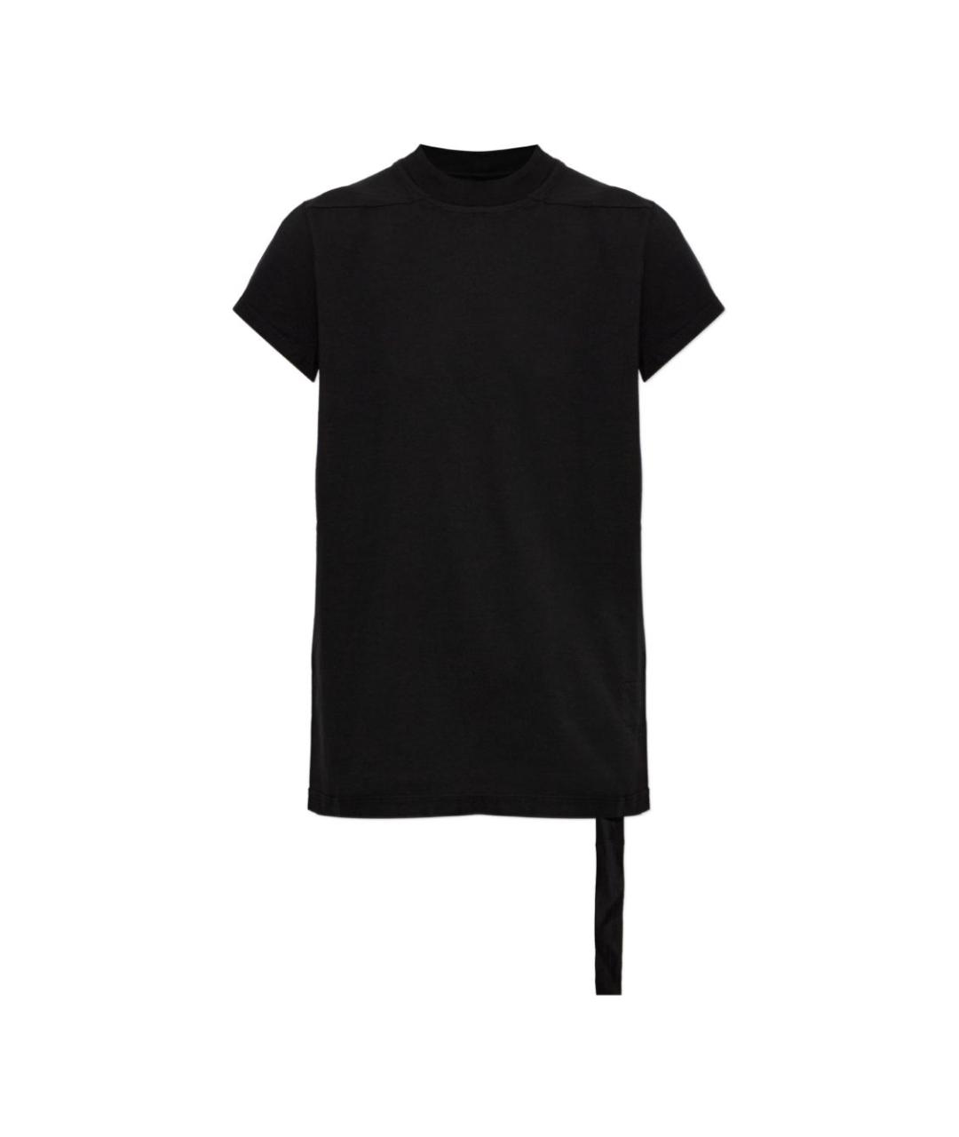 RICK OWENS DRKSHDW Черная хлопковая футболка, фото 1