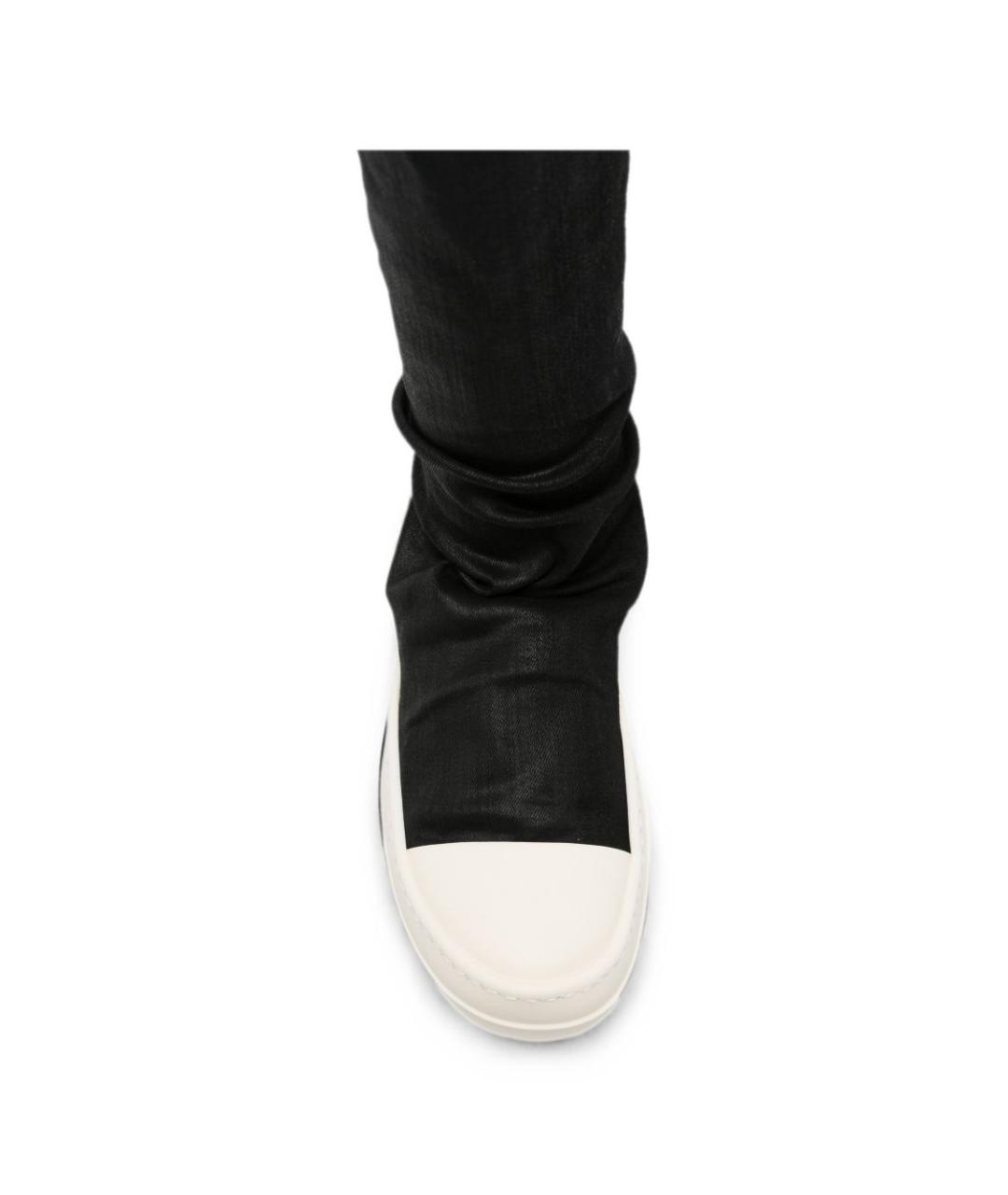 RICK OWENS DRKSHDW Черные текстильные кеды, фото 4