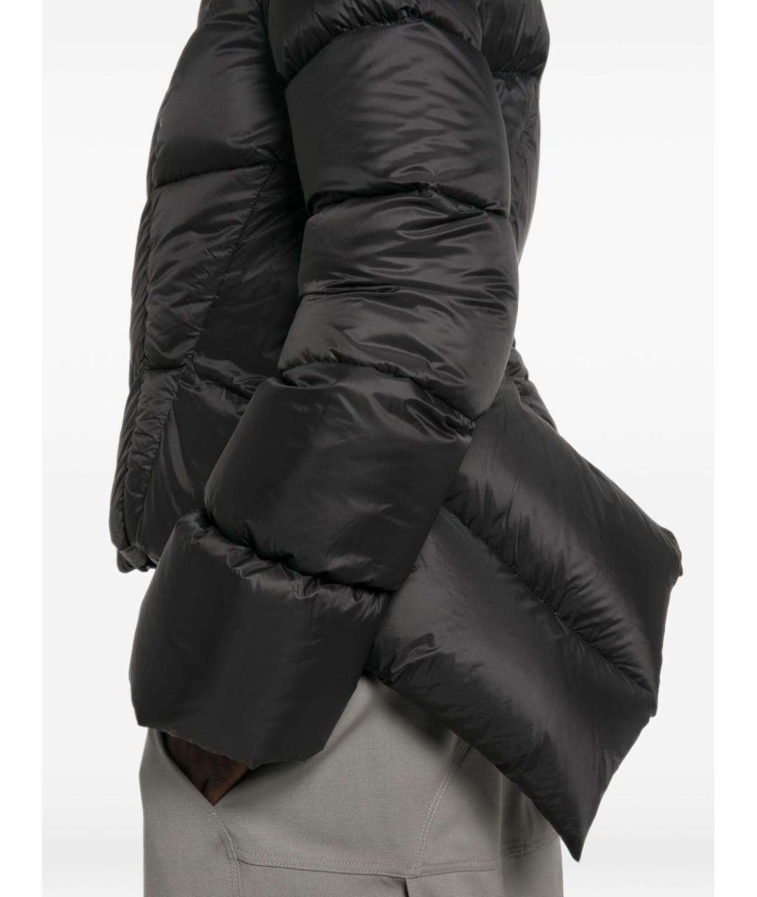 RICK OWENS Черный пуховик, фото 4